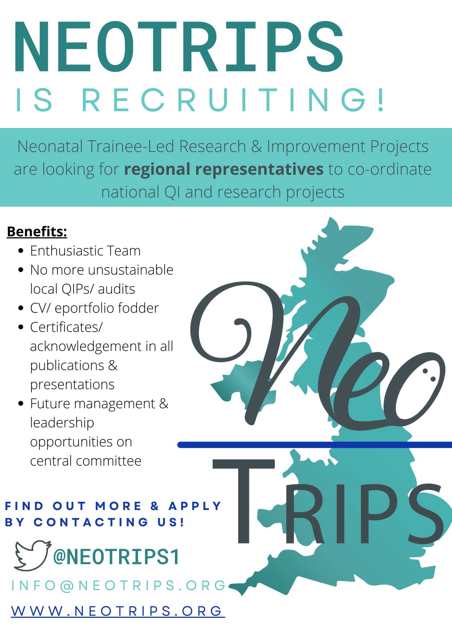 NeoTRIPs Regional Lead Applications 2022